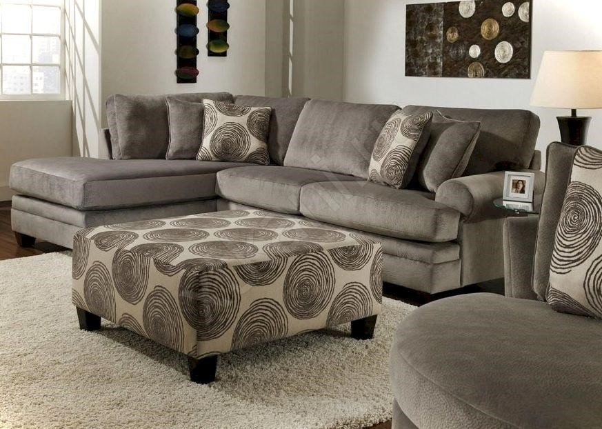 Sectional with left arm facing chaise