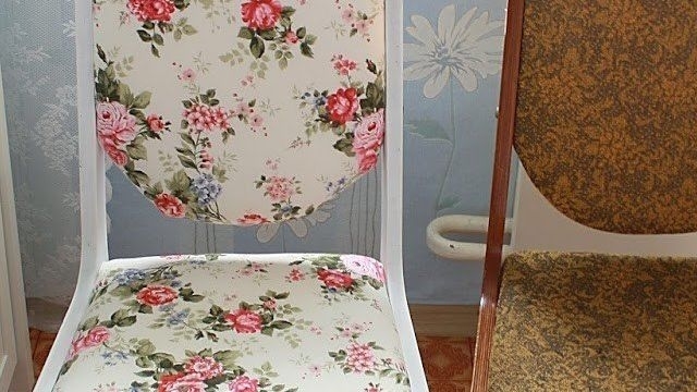 Как обтянуть стул кожзамом и тканью своими руками в домашних условиях