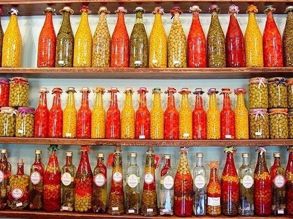 Декоративное консервирование в бутылках
