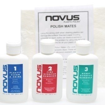 Novus clear plastic shine