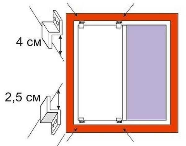 Крепление москитной сетки на окно