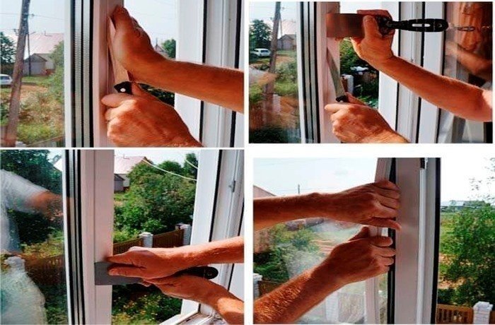 Вытащить стеклопакет из пластикового окна