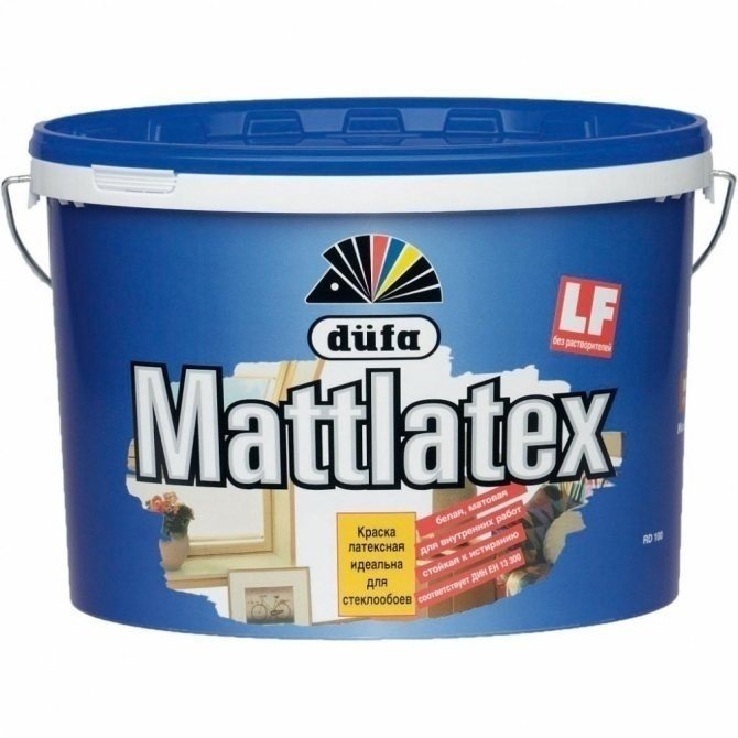 Краска латексная dufa mattlatex матовая