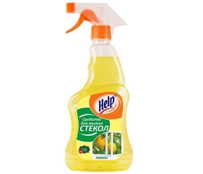 Спрей help апельсин для мытья стекол