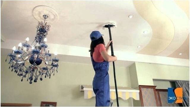 Как мыть и ухаживать за матовым натяжным потолком?