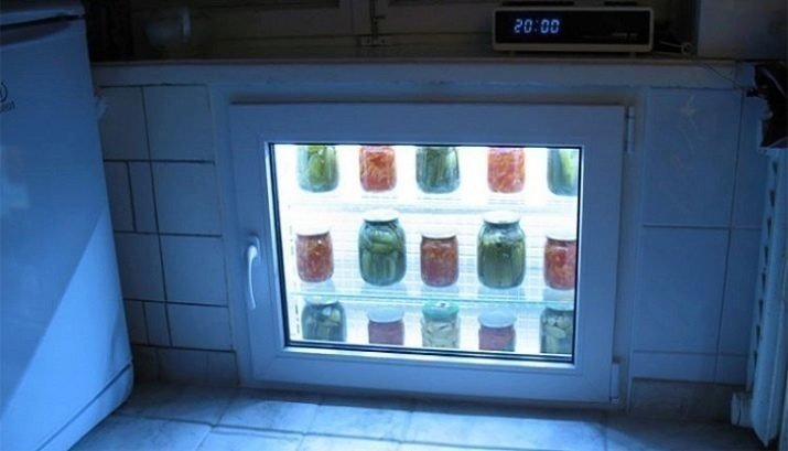 Хрущевский холодильник с подсветкой