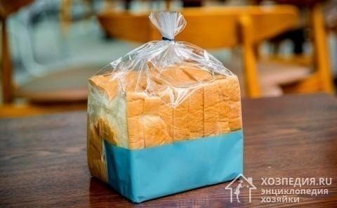 Хлеб нарезанный лента в пакете серый