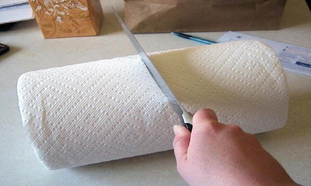 Разрезать рулон бумаги