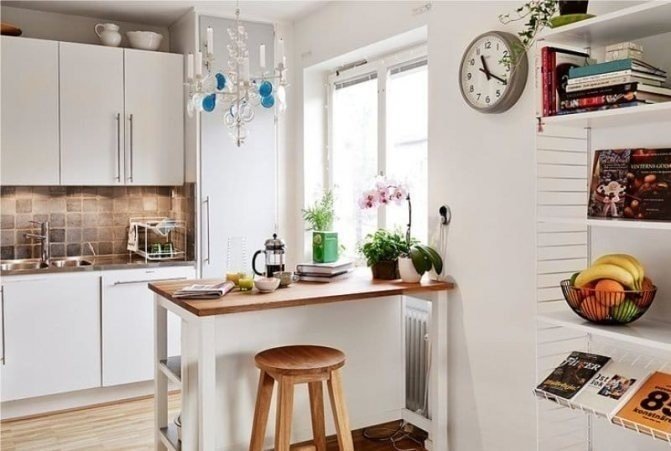 Часы на кухню в скандинавском стиле