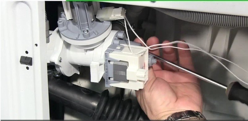 Подключить провода к насос стиральной машины самсунг