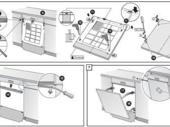 Bosch указания по монтажу посудомоечной машины