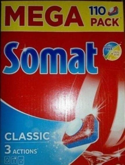 Somat gold таблетки для посудомоечной машины