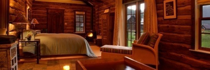 Спальня в стиле ранчо
