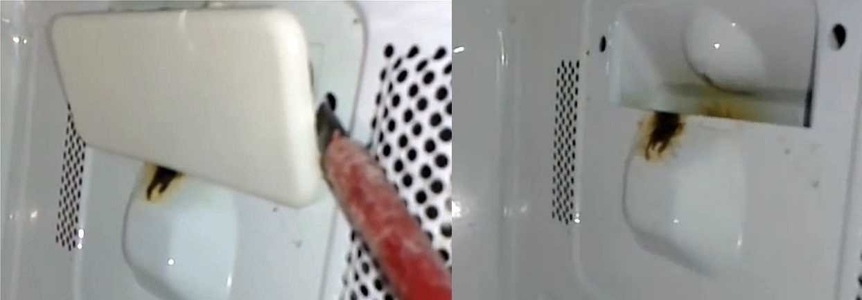 Микроволновая печь прогорела слюдяная пластина