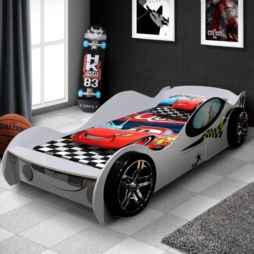 Детская кроватка гоночная машина