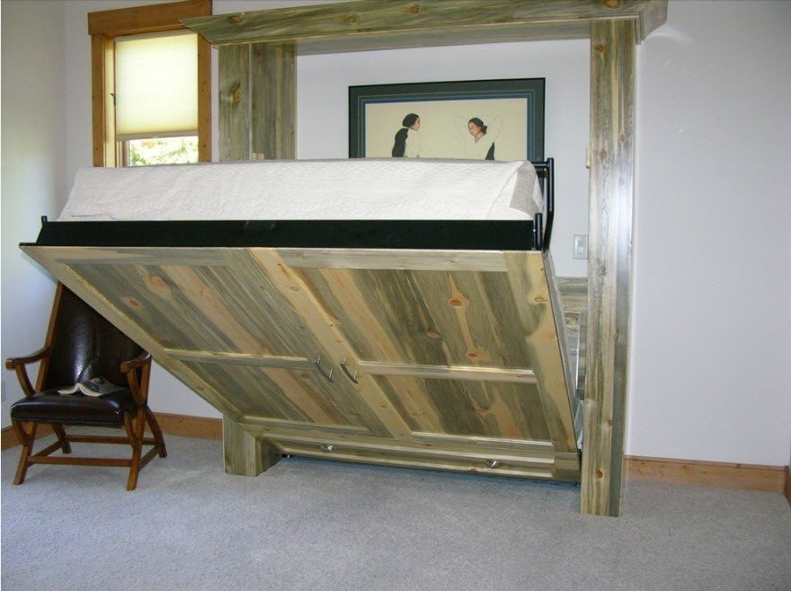 Diy murphy bed откидная кровать мерфи