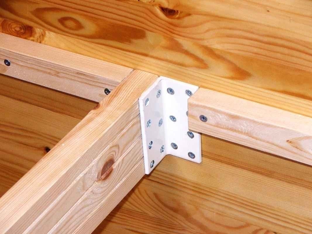 Крепеж деревянного каркаса кровати
