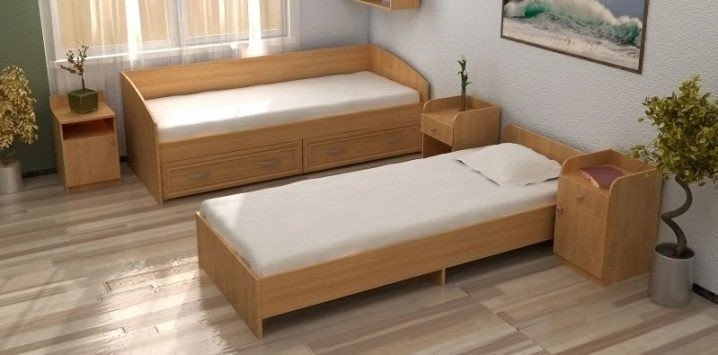 Кровать лдсп односпальная для хостела