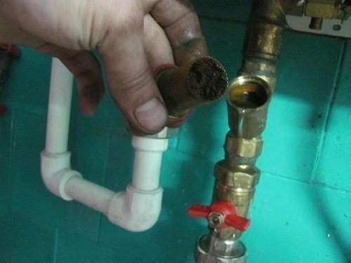 Фильтр грубой очистки прямой для воды газовой колонки
