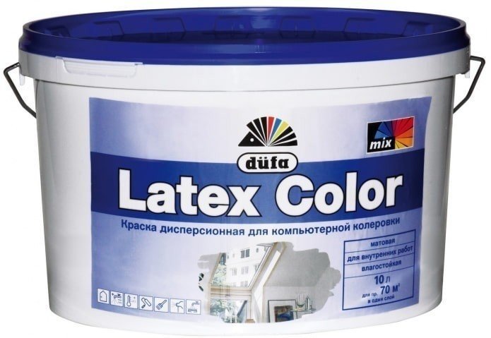 Краска латексная dufa latex color матовая