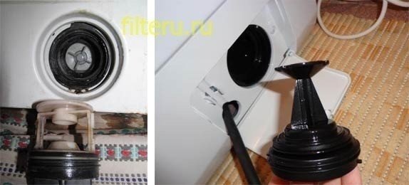 Сливной фильтр стиральной машины