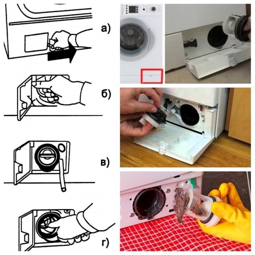 Прочистить сливной фильтр стиральной машины самсунг
