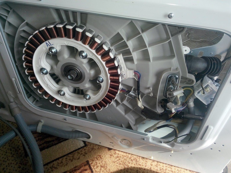 Мотор привод барабана стиральной машинки lg